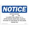 Signmission OSHA Notice, 5" Height, Pm Closed 12-1 Sign, 7" X 5", Landscape OS-NS-D-57-L-16941 - alternate 1